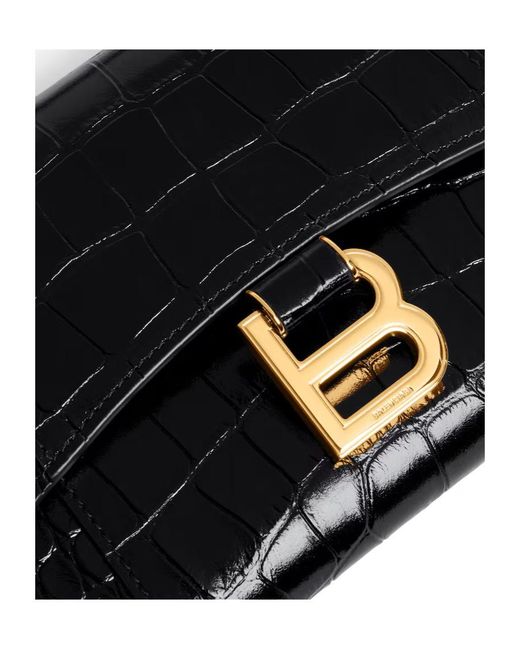 Balenciaga White Hourglass On Chain Wallet