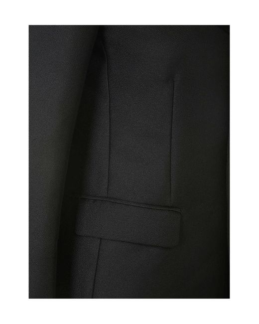 Comme des Garçons Black Breasted Suit Coat