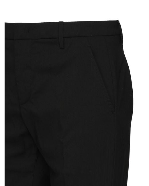 Dondup Black Gaubert Regular Fit Pants for men