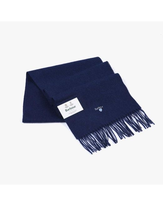 Barbour Blue Logo Scarf for men