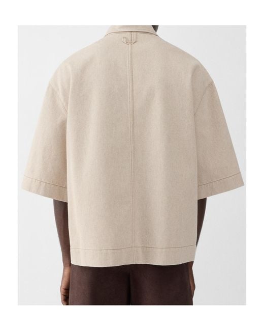 Jacquemus Natural The Paysan De-Nîmes Denim Shirt for men