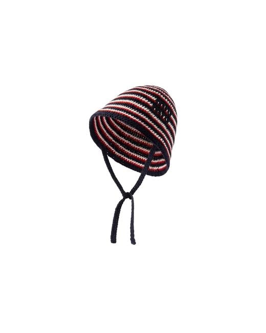 Miu Miu Logo-Embroidered Knitted Hat