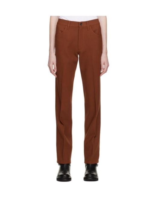 Rag & Bone Brown Jacey Belt Loop Slacks