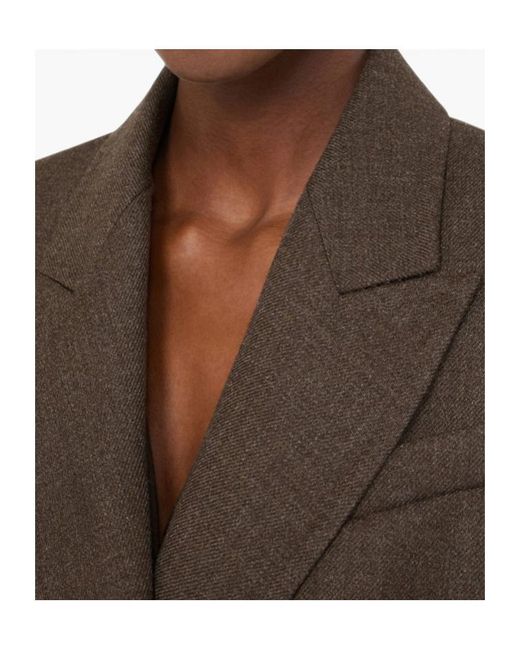 Max Mara Brown Long-Sleeve Blazer