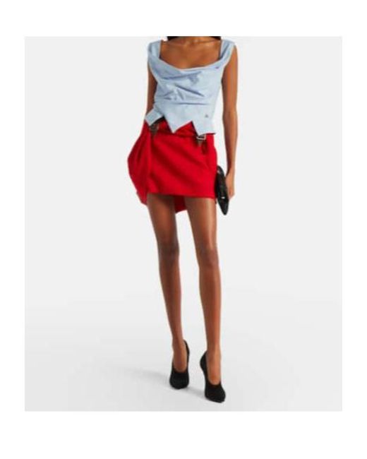 Vivienne Westwood Blue Sunday Cotton Bustier Top