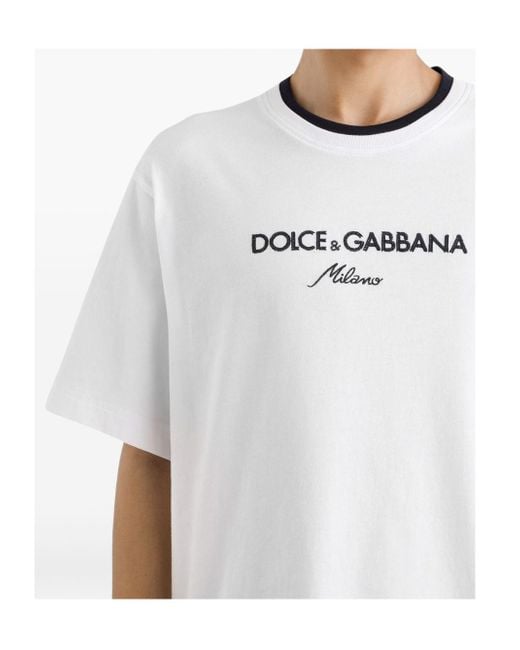 Dolce & Gabbana White T-Shirts for men