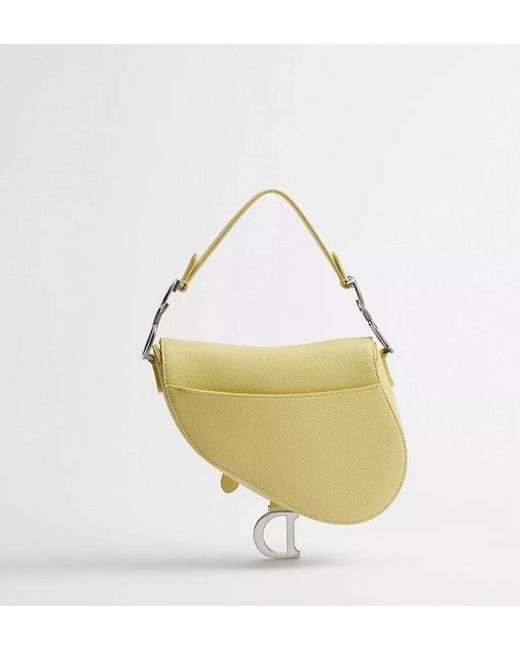 Dior Metallic Small Saddle Bag With Strap