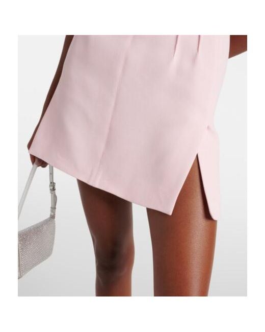 David Koma Pink Off-Shoulder Minidress