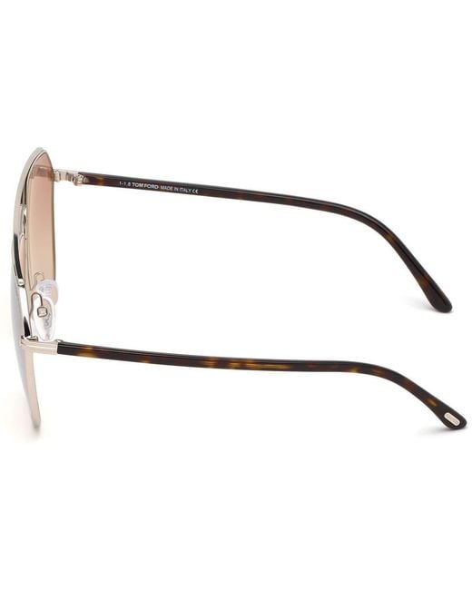 Tom Ford Pink Eyewear Pilot-Frame Sunglasses for men