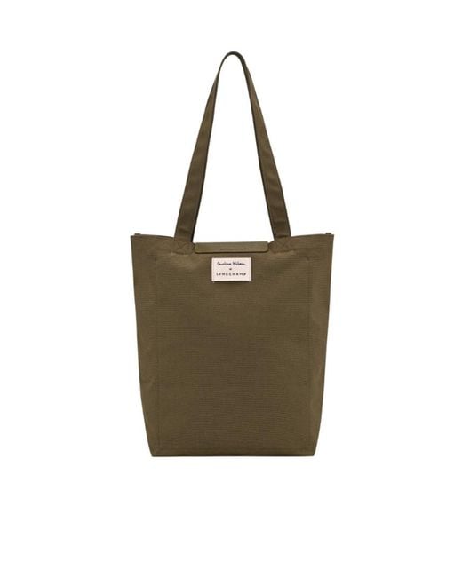 Longchamp Metallic Caroline Helain X M Tote Bag