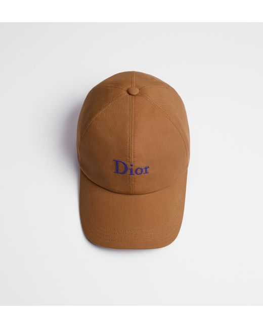 Dior Brown Crafty Cap for men