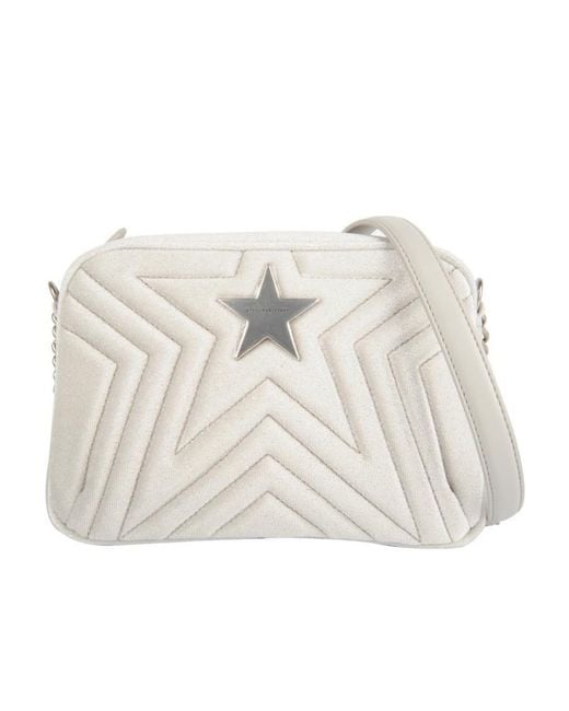 Stella McCartney Natural Small Star Shoulder Bag