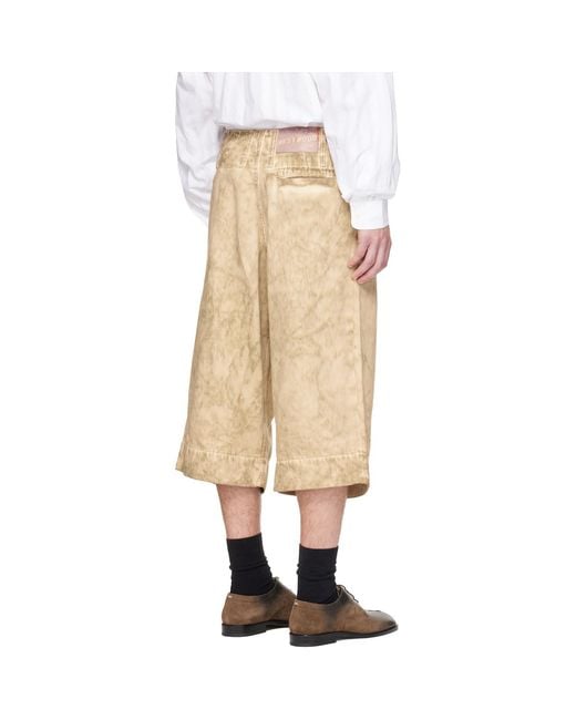 Vivienne Westwood Natural Inferno Denim Shorts for men