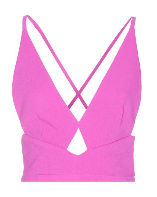 Solace London Pink Milly Backless Dress