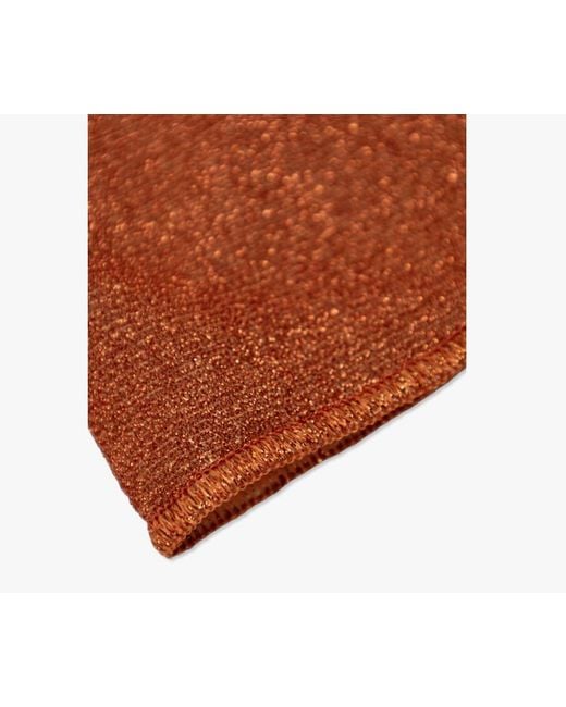 Oseree Brown Oséree Kids Sparkly Wide-Leg Pants