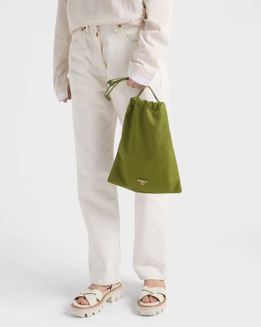 Prada Green Wish Clutch Bag