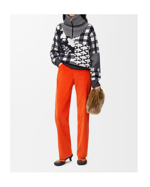 Loewe Blue Zip-Up Sweater
