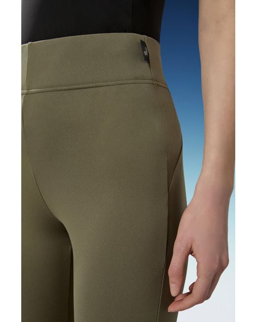 Moncler Green Jersey Leggings