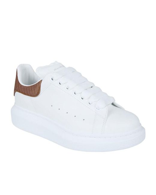 McQueen White Quilted Sneakers