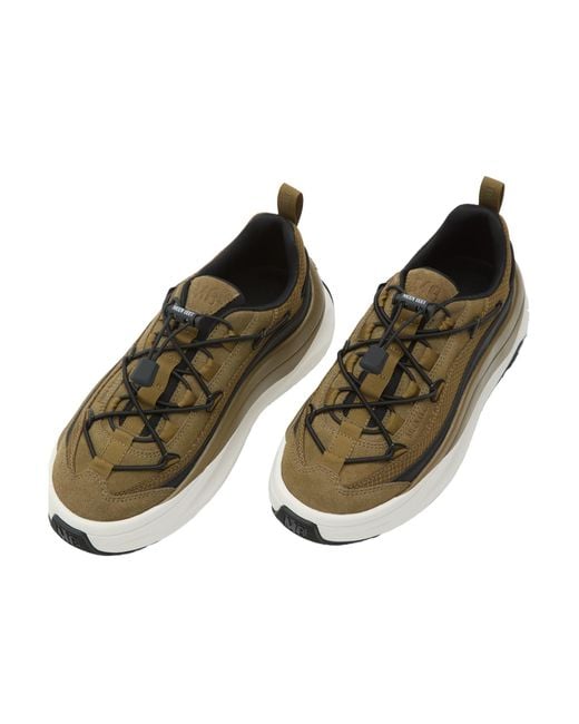 Moon Boot Green Suede And Polyester Sneakers for men