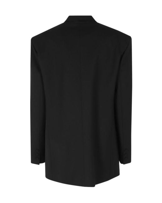 FEDERICA TOSI Black Long-Sleeve Suit Jacket