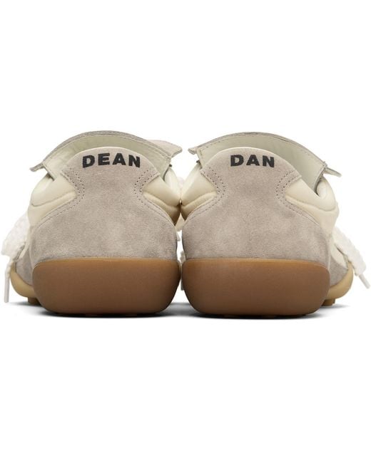 DSquared² Natural Panelled Soccer Low-Top Sneakers for men