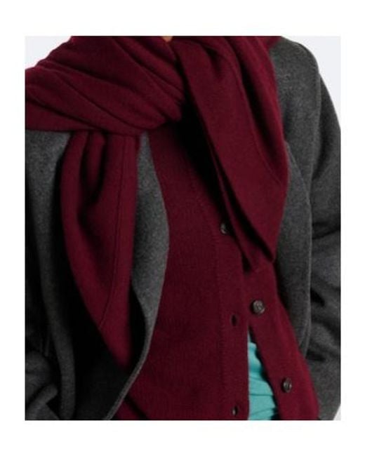 Lisa Yang Red Frieda Cashmere Scarf