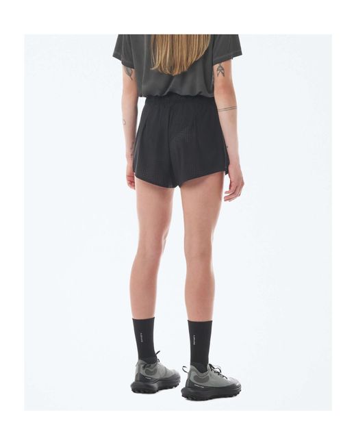 Satisfy Black Space-O 2.5 Perforated Performance Shorts