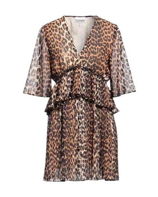 Ganni Multicolor Short Dresses