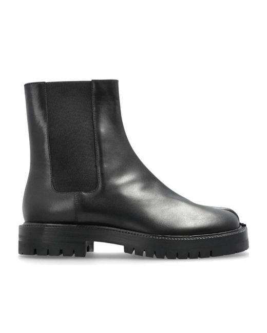 Maison Margiela Black Tabi Toe Chelsea Boots