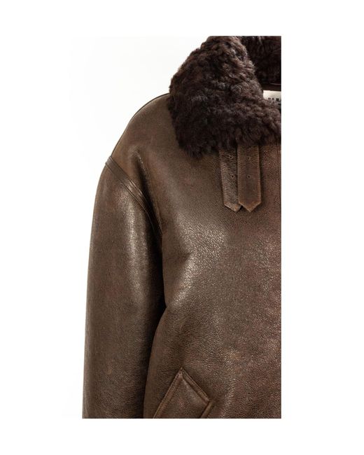 P.A.R.O.S.H. Brown Leather Jackets