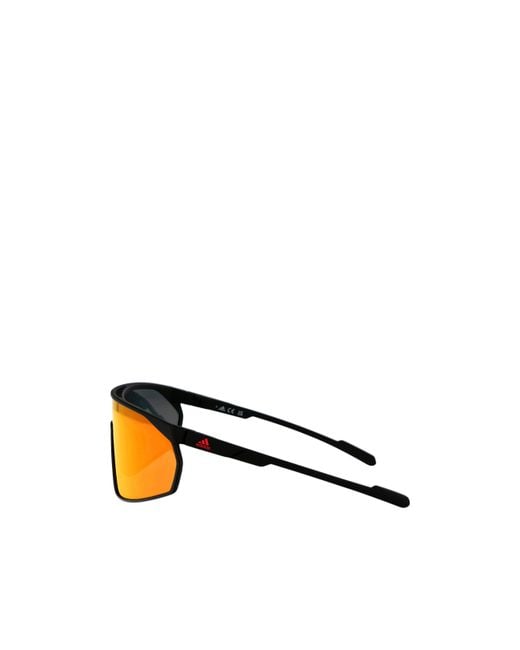 Adidas Orange Originals Shield Sport Sunglasses for men
