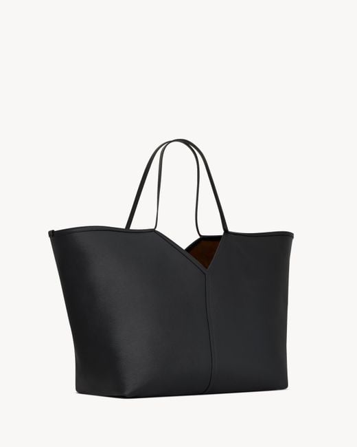 Saint Laurent Black Y Compact Tote Bag