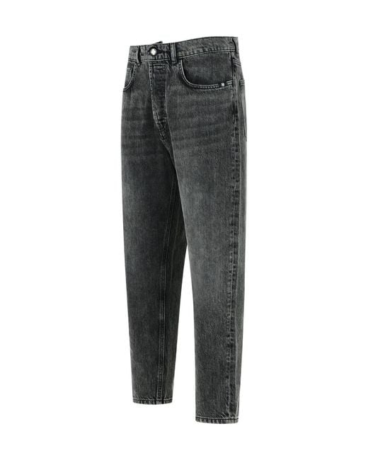 AMISH Gray Jeremiah Carrot Fit Jeans for men