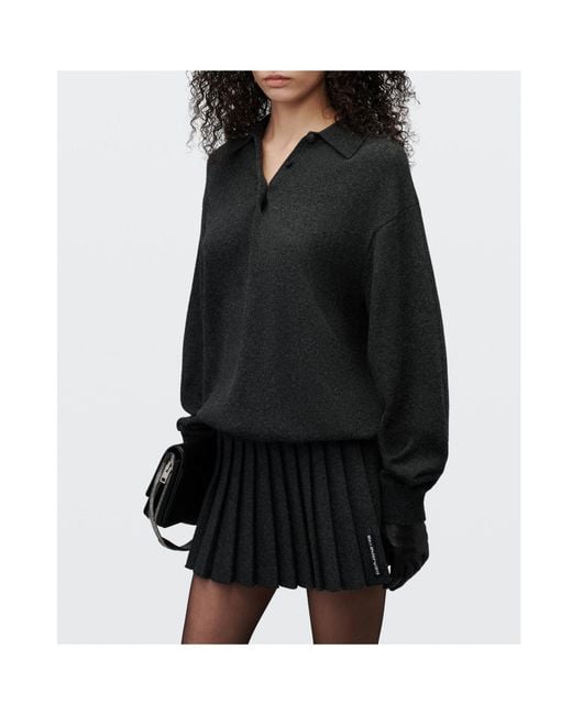 Alexander Wang Black Polo Dress