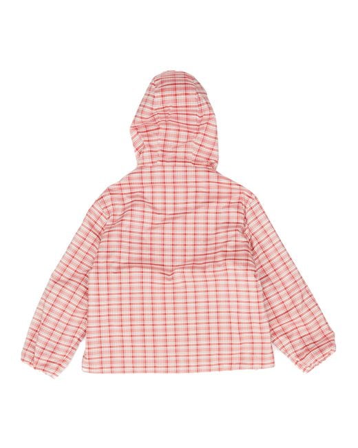 Jil Sander Pink Checked Zip-Up Jacket
