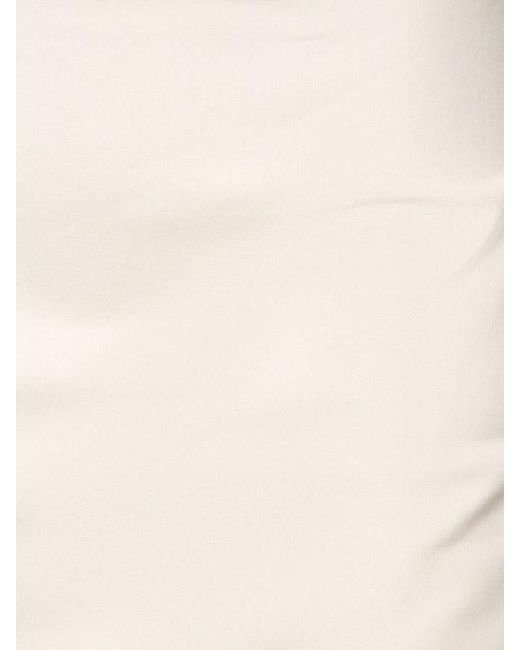 Max Mara White Eden Mid-Length Skirt