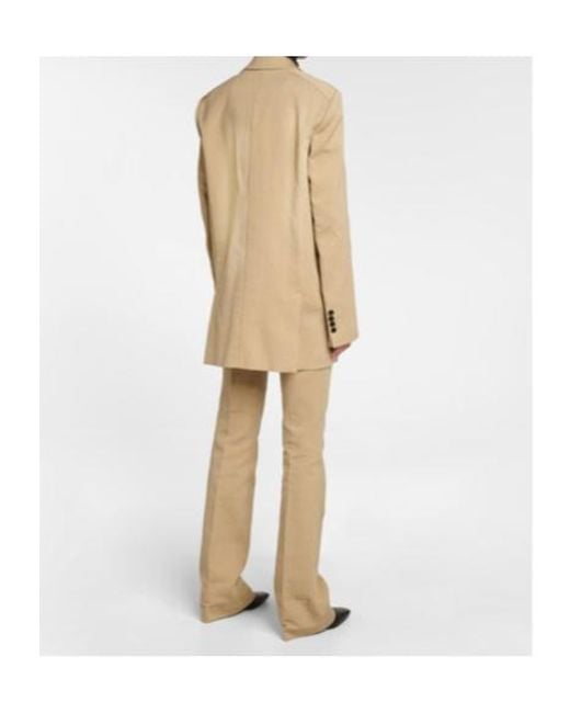 Petar Petrov Natural Isaac Striped Cotton-Blend Blazer
