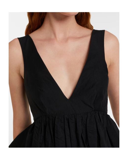 Rohe Black Cotton-Blend Maxi Dress