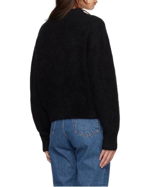 Filippa K Black Round-Neck Sweater