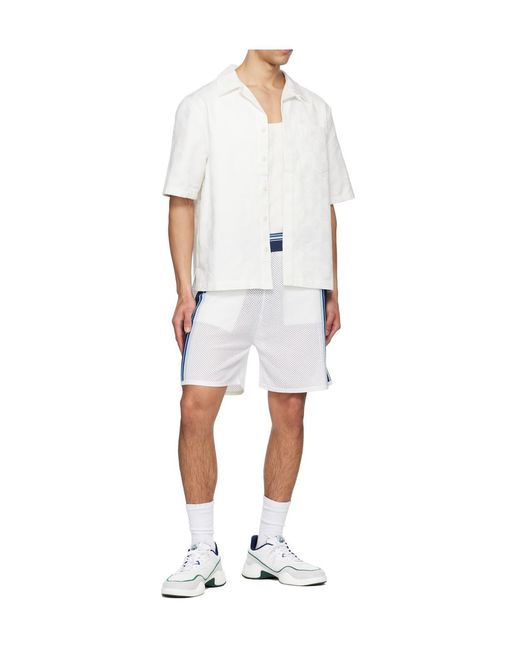 Casablanca White Court Championship Low-Top Sneakers for men