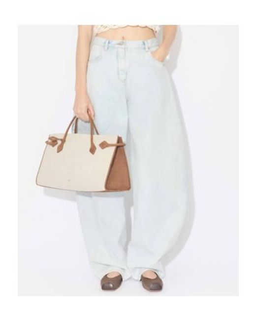 Alaïa White Alaã¯A Rounded Jeans