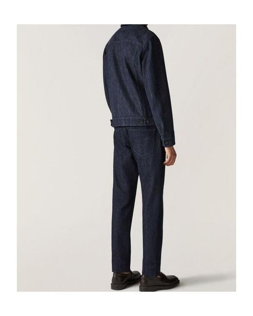 Loro Piana Blue Logo-Patch Jeans for men