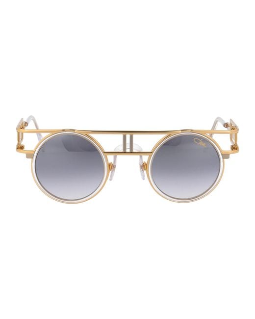Cazal White Logo Sunglasses for men