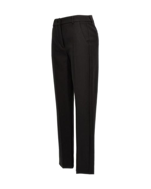Weekend by Maxmara Black High Waist Straight Leg Pants