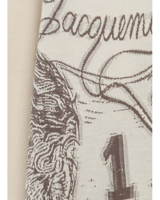 Jacquemus Natural Long-Sleeved T-Shirt for men
