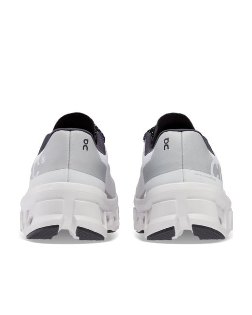 On Shoes White Cloudmonster Low-Top Sneakers