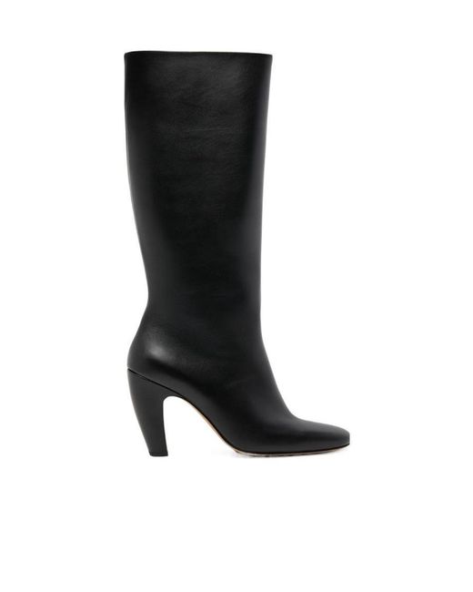 Bottega Veneta Black Logo Boots