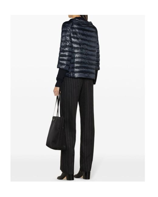 Herno Black Reversible Buttoned Padded Jacket
