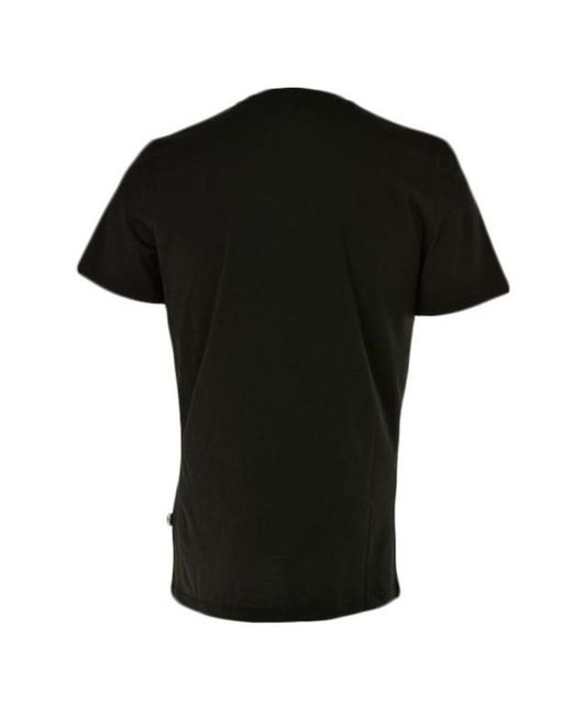 Just Cavalli Black Logo Polka Dot Short Sleeve T-Shirt for men